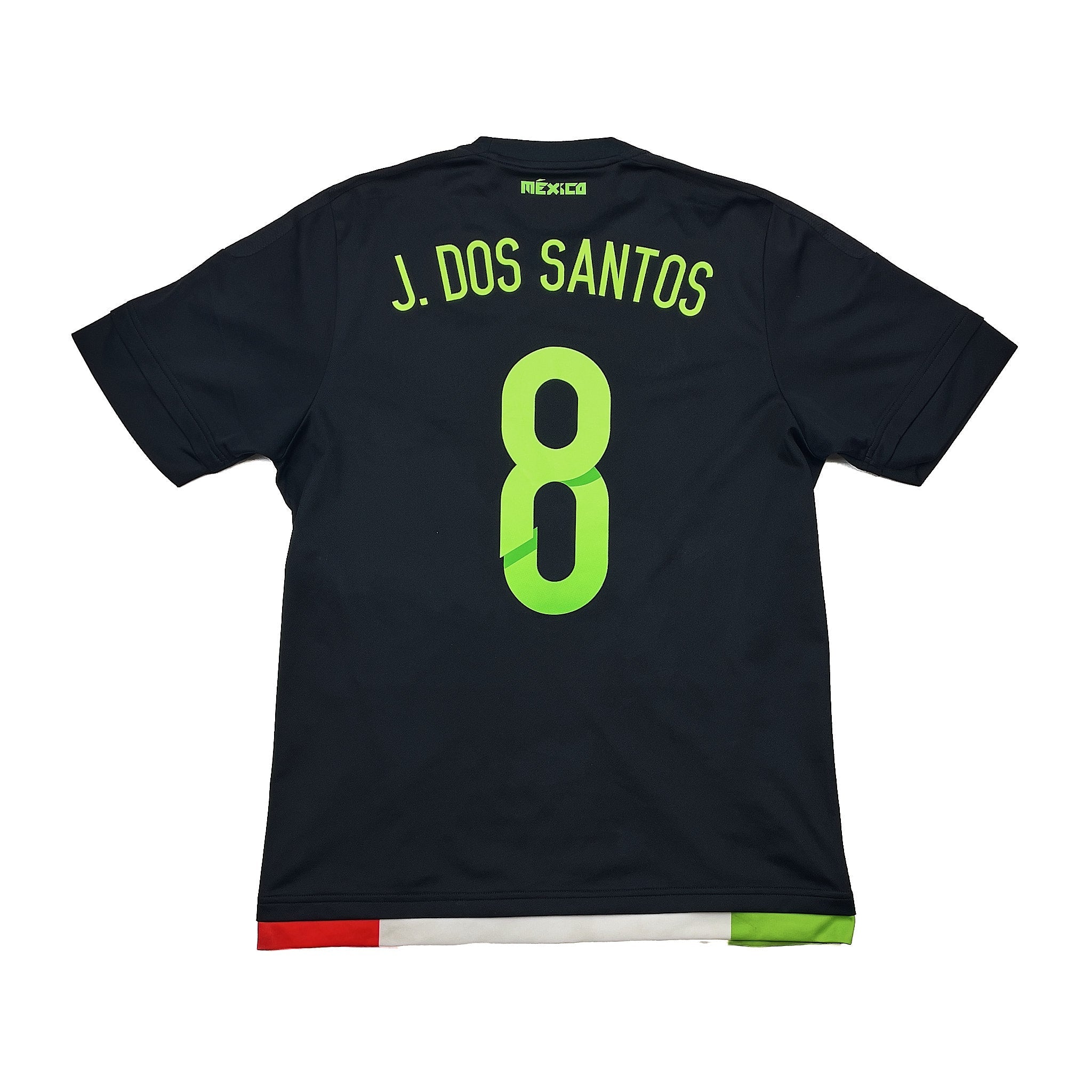 Buy 2015/16 MEXICO DOS SANTOS 8 HOME SHIRT (M) ADIDAS ~ Free worldwide shipping available ~ Authentic Vintage Football Shirts from Cult Kits