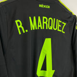Shop 2015/16 MEXICO MARQUEZ #4 *PLAYER ISSUE* L/S HOME SHIRT (S) ADIDAS, classic football shirts, vintage football shirts & retro soccer jerseys at Cult Kits
