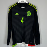 Shop 2015/16 MEXICO MARQUEZ #4 *PLAYER ISSUE* L/S HOME SHIRT (S) ADIDAS, classic football shirts, vintage football shirts & retro soccer jerseys at Cult Kits