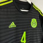 Shop 2015/16 MEXICO MARQUEZ #4 *PLAYER ISSUE* L/S HOME SHIRT (S) ADIDAS, classic football shirts, vintage football shirts & retro soccer jerseys at Cult Kits