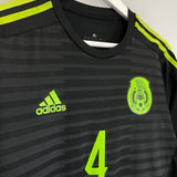 Shop 2015/16 MEXICO MARQUEZ #4 *PLAYER ISSUE* L/S HOME SHIRT (S) ADIDAS, classic football shirts, vintage football shirts & retro soccer jerseys at Cult Kits