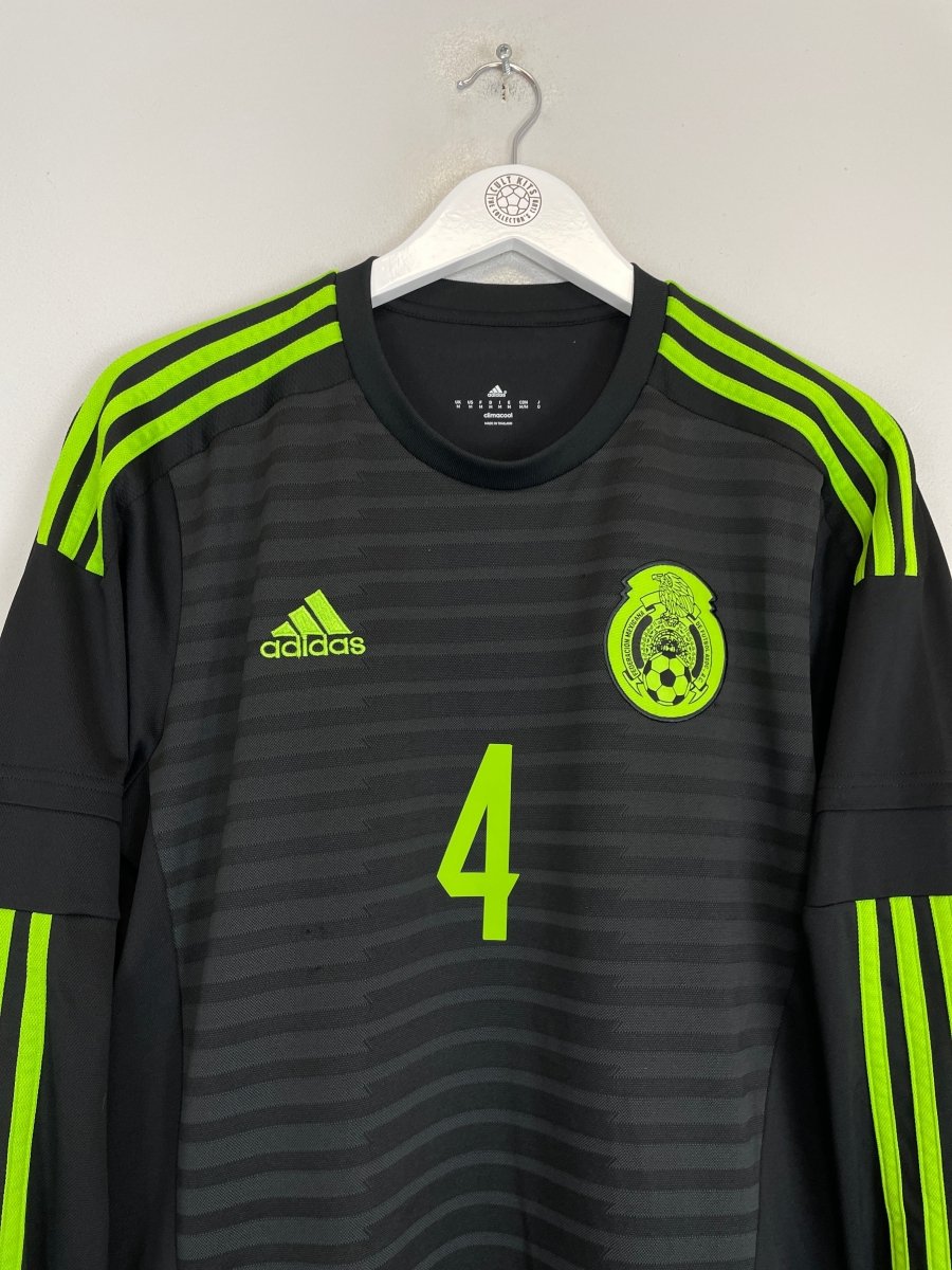 2015/16 MEXICO R.MARQUEZ 4 L/S AWAY SHIRT (M) ADIDAS - Cult Kits - Medium - Buy Vintage Football Shirts, Authentic Retro Football Shirts For Sale, Classic Football Shirts & Soccer Jersey