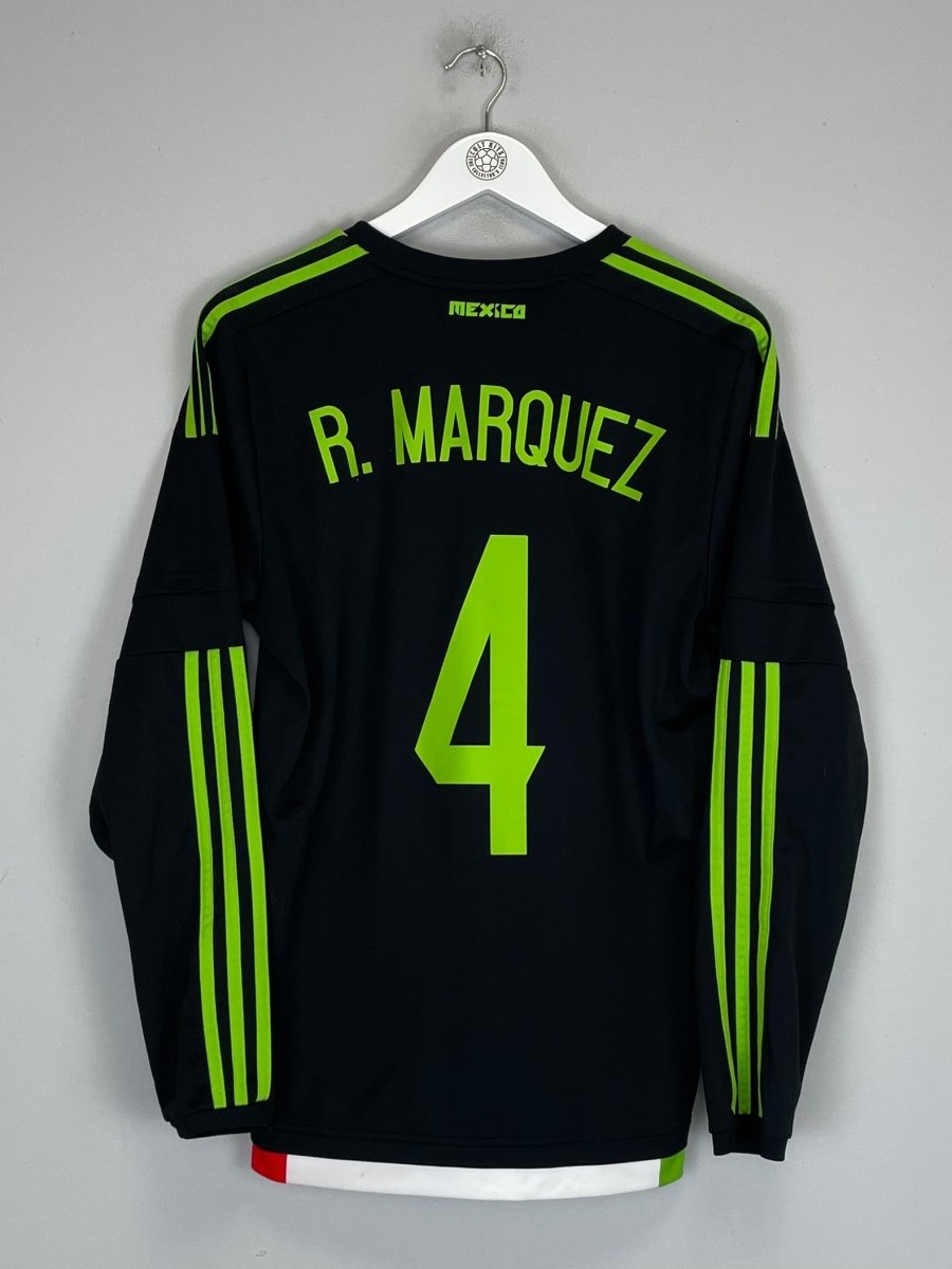 2015/16 MEXICO R.MARQUEZ 4 L/S AWAY SHIRT (M) ADIDAS - Cult Kits - Medium - Buy Vintage Football Shirts, Authentic Retro Football Shirts For Sale, Classic Football Shirts & Soccer Jersey