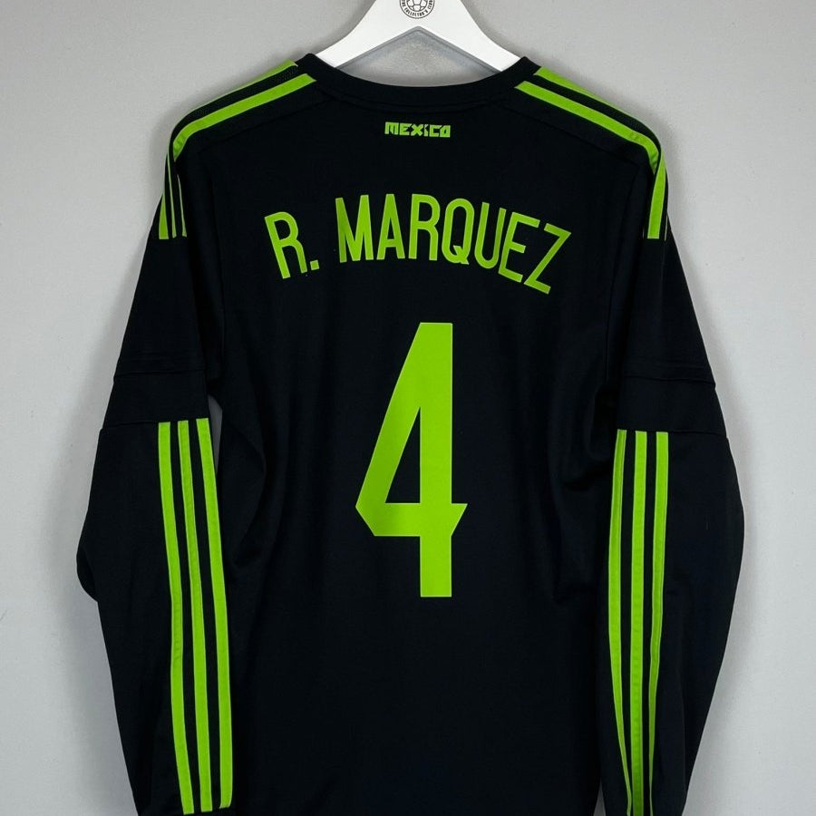 2015/16 MEXICO R.MARQUEZ 4 L/S AWAY SHIRT (M) ADIDAS - Cult Kits - Medium - Buy Vintage Football Shirts, Authentic Retro Football Shirts For Sale, Classic Football Shirts & Soccer Jersey