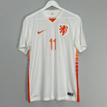 Shop 2015/16 NETHERLANDS ROBBEN #11 AWAY SHIRT (M) NIKE, classic football shirts, vintage football shirts & retro soccer jerseys at Cult Kits