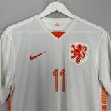 Shop 2015/16 NETHERLANDS ROBBEN #11 AWAY SHIRT (M) NIKE, classic football shirts, vintage football shirts & retro soccer jerseys at Cult Kits