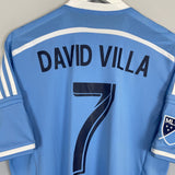 Shop 2015/16 NEW YORK CITY DAVID VILLA #7 HOME SHIRT (L) ADIDAS, classic football shirts, vintage football shirts & retro soccer jerseys at Cult Kits