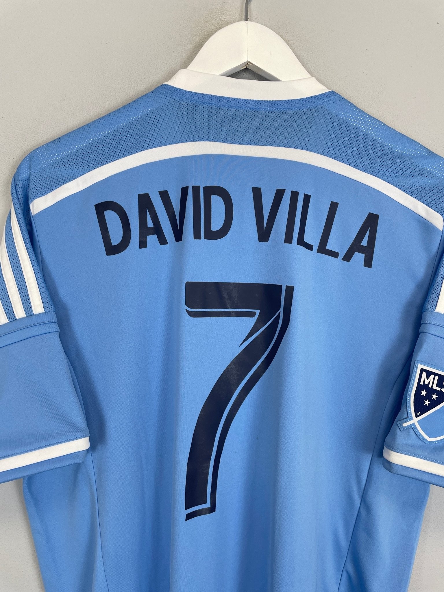 Shop 2015/16 NEW YORK CITY DAVID VILLA #7 HOME SHIRT (L) ADIDAS, classic football shirts, vintage football shirts & retro soccer jerseys at Cult Kits