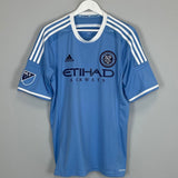 Shop 2015/16 NEW YORK CITY DAVID VILLA #7 HOME SHIRT (L) ADIDAS, classic football shirts, vintage football shirts & retro soccer jerseys at Cult Kits