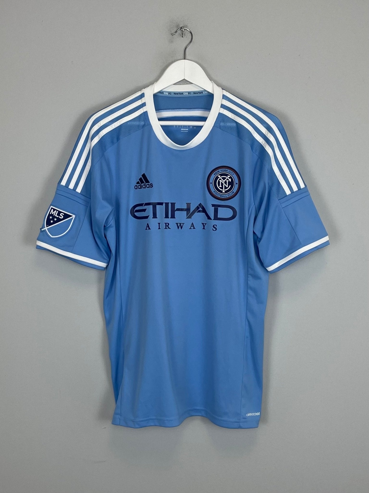 Shop 2015/16 NEW YORK CITY DAVID VILLA #7 HOME SHIRT (L) ADIDAS, classic football shirts, vintage football shirts & retro soccer jerseys at Cult Kits