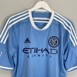 Shop 2015/16 NEW YORK CITY DAVID VILLA #7 HOME SHIRT (L) ADIDAS, classic football shirts, vintage football shirts & retro soccer jerseys at Cult Kits