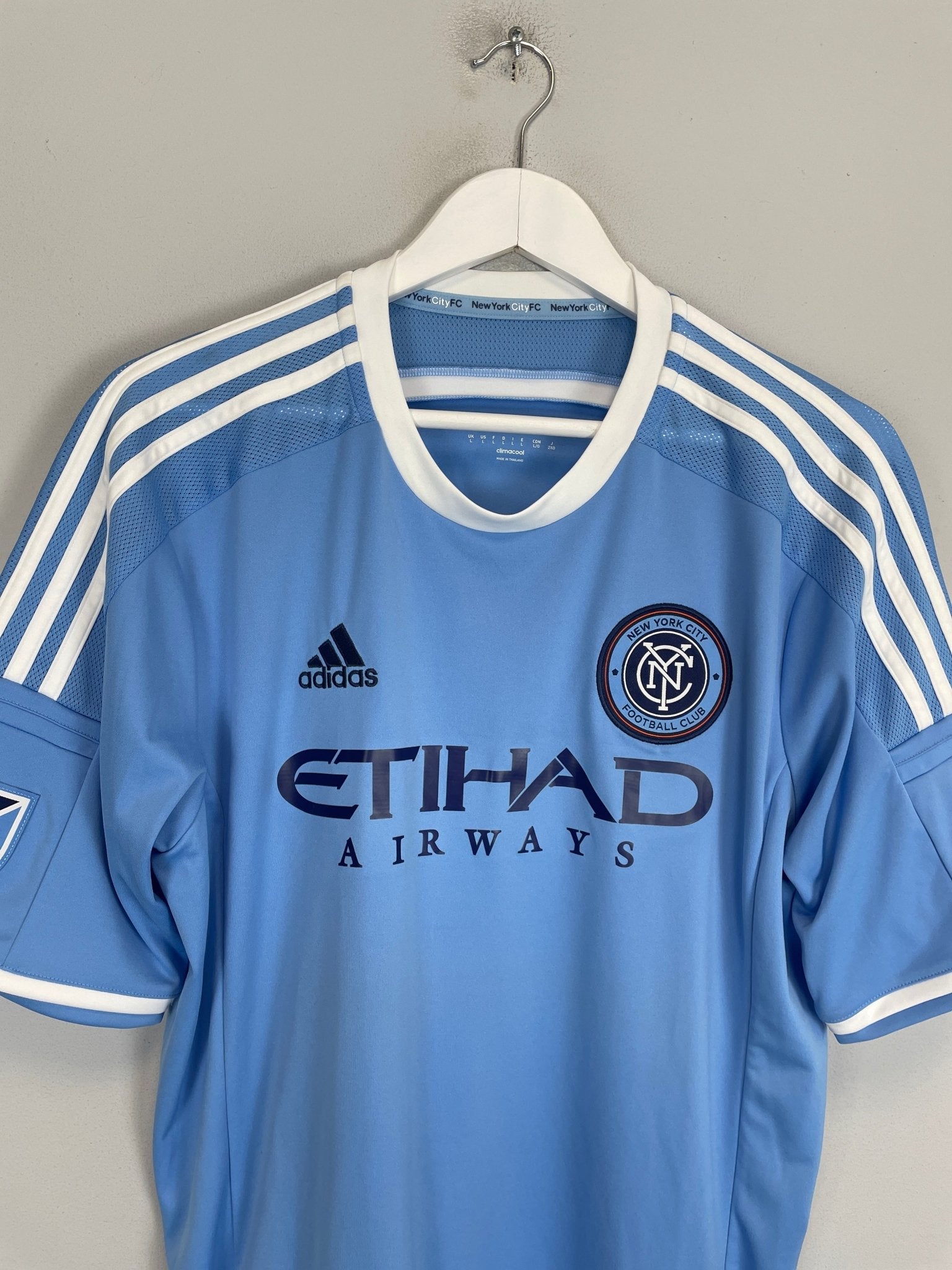 Shop 2015/16 NEW YORK CITY DAVID VILLA #7 HOME SHIRT (L) ADIDAS, classic football shirts, vintage football shirts & retro soccer jerseys at Cult Kits