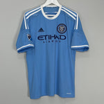 Shop 2015/16 NEW YORK CITY DAVID VILLA #7 HOME SHIRT (L) ADIDAS, classic football shirts, vintage football shirts & retro soccer jerseys at Cult Kits