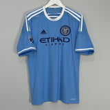 Shop 2015/16 NEW YORK CITY DAVID VILLA #7 HOME SHIRT (L) ADIDAS, classic football shirts, vintage football shirts & retro soccer jerseys at Cult Kits