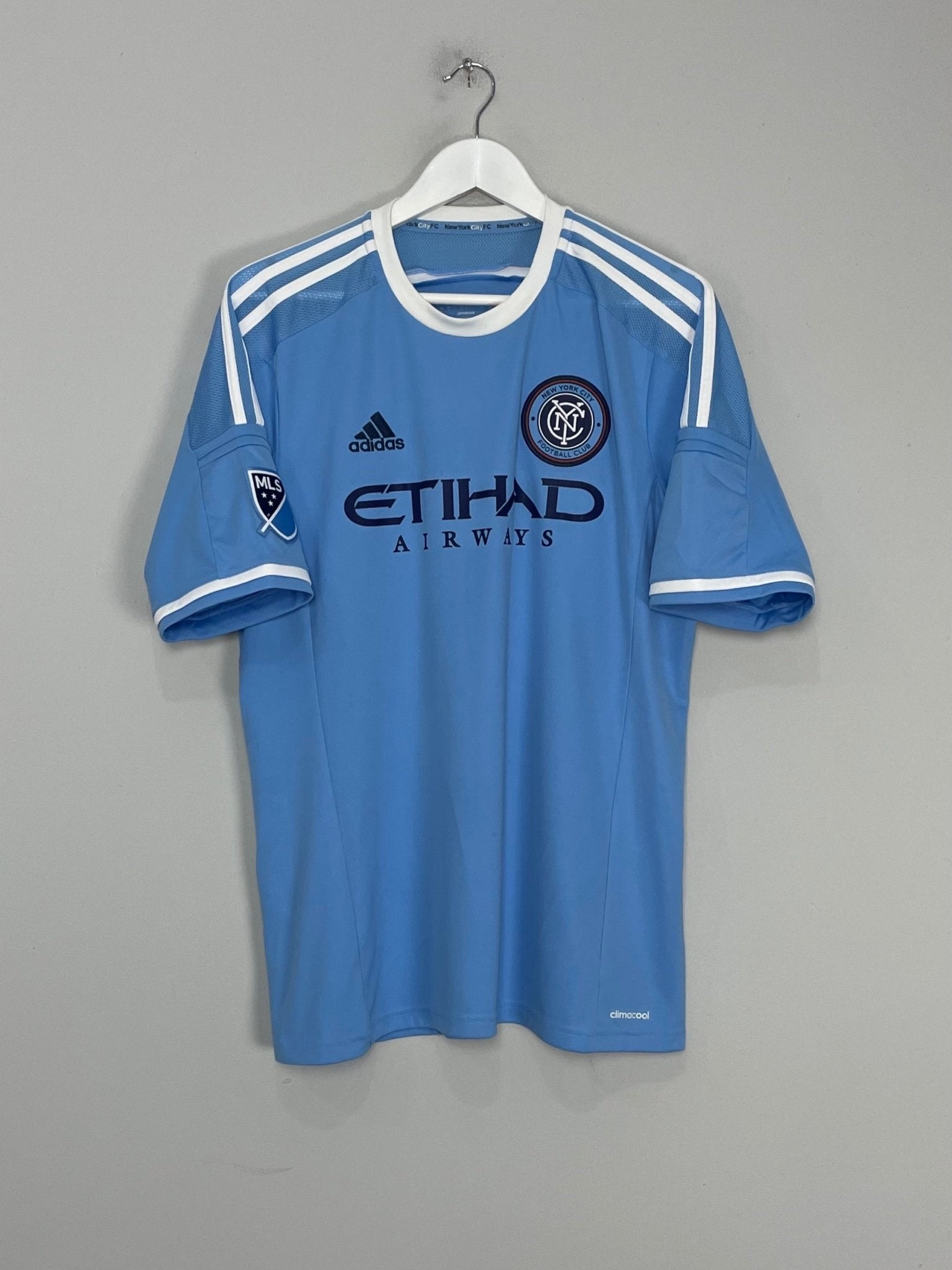 Shop 2015/16 NEW YORK CITY DAVID VILLA #7 HOME SHIRT (L) ADIDAS, classic football shirts, vintage football shirts & retro soccer jerseys at Cult Kits
