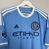 Shop 2015/16 NEW YORK CITY DAVID VILLA #7 HOME SHIRT (L) ADIDAS, classic football shirts, vintage football shirts & retro soccer jerseys at Cult Kits
