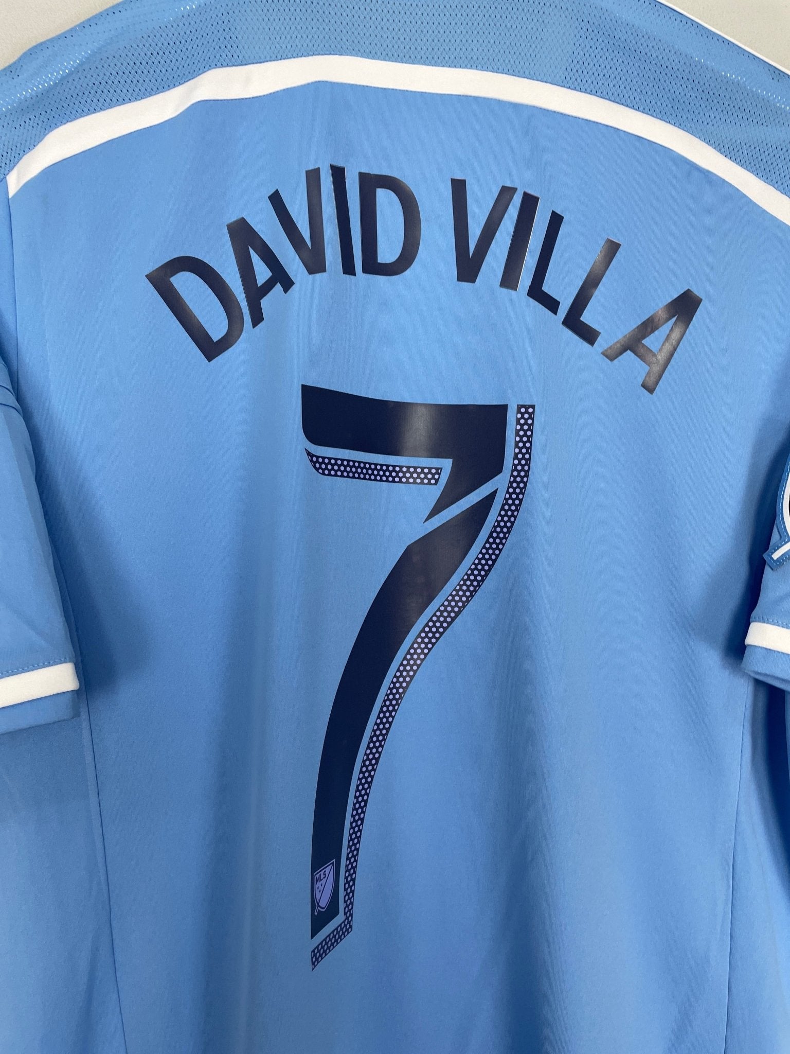Shop 2015/16 NEW YORK CITY DAVID VILLA #7 HOME SHIRT (L) ADIDAS, classic football shirts, vintage football shirts & retro soccer jerseys at Cult Kits