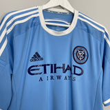 Shop 2015/16 NEW YORK CITY DAVID VILLA #7 HOME SHIRT (XL) ADIDAS, classic football shirts, vintage football shirts & retro soccer jerseys at Cult Kits