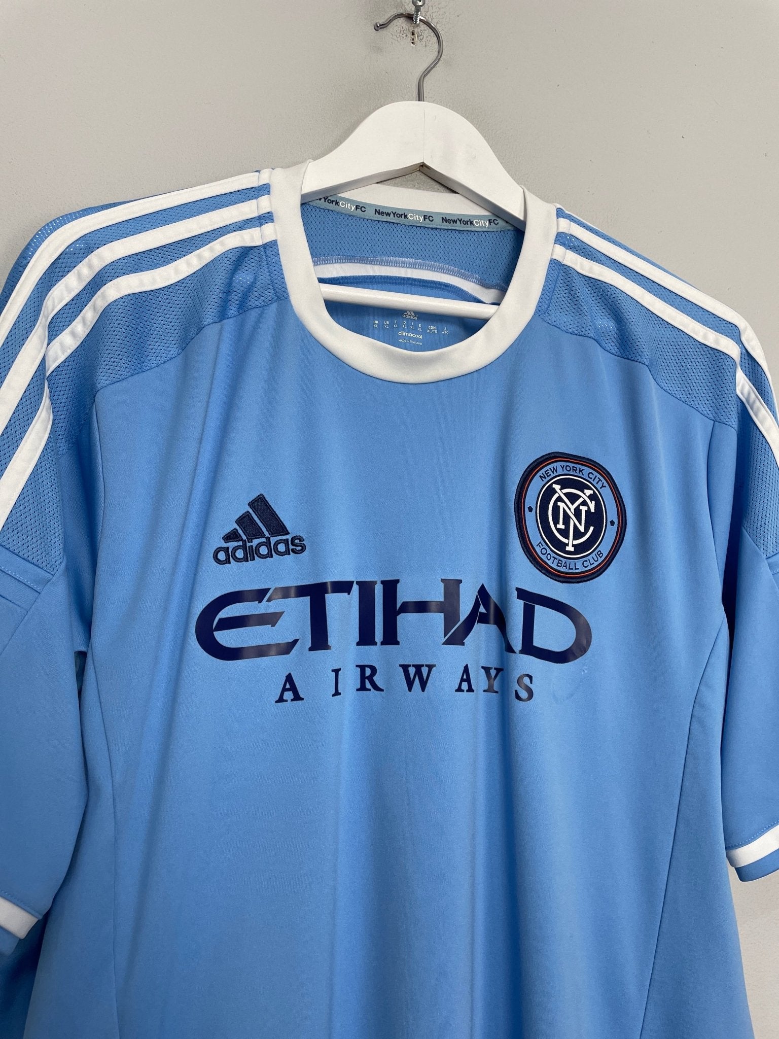 Shop 2015/16 NEW YORK CITY DAVID VILLA #7 HOME SHIRT (XL) ADIDAS, classic football shirts, vintage football shirts & retro soccer jerseys at Cult Kits