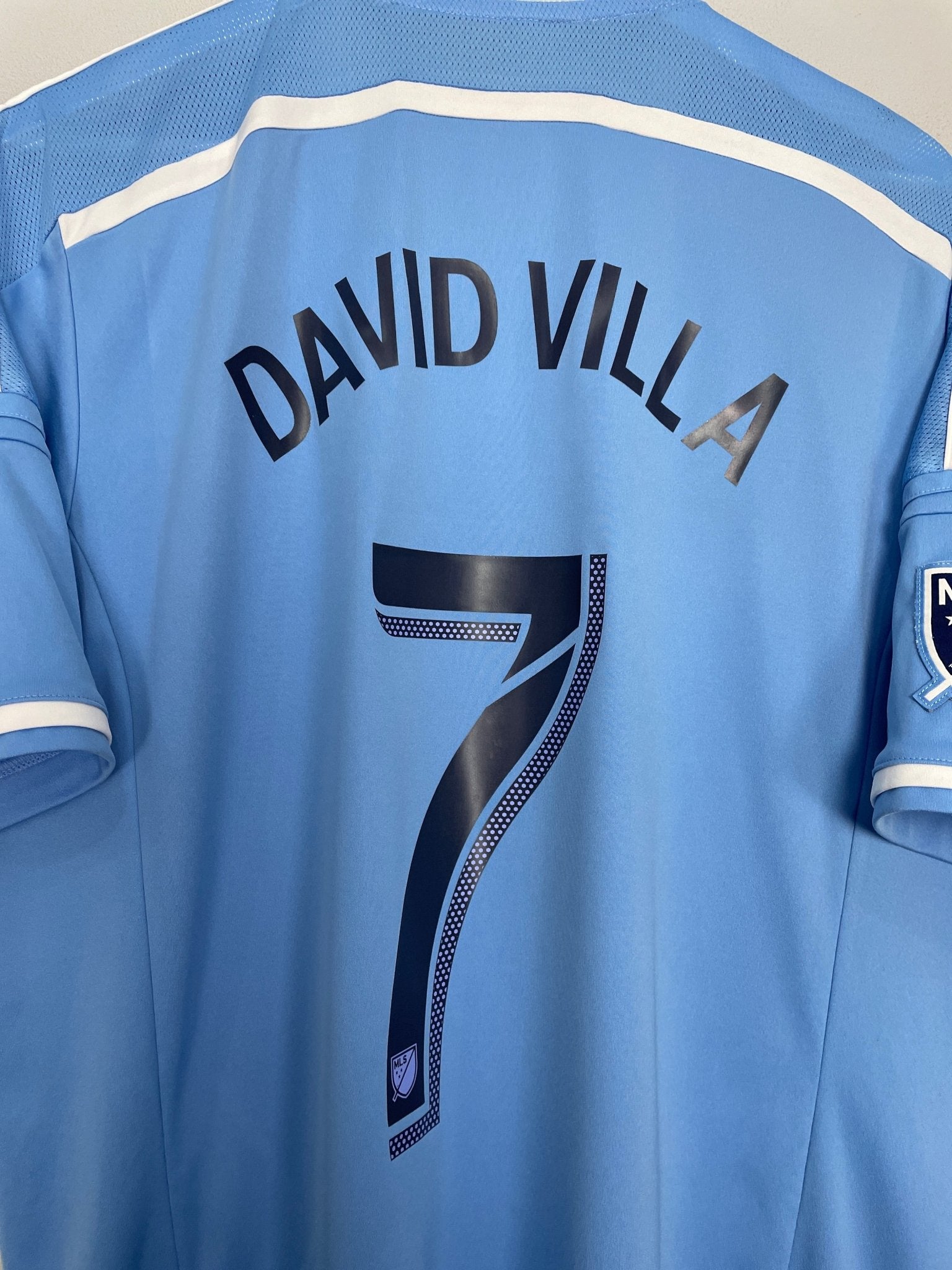 Shop 2015/16 NEW YORK CITY DAVID VILLA #7 HOME SHIRT (XL) ADIDAS, classic football shirts, vintage football shirts & retro soccer jerseys at Cult Kits
