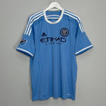 Shop 2015/16 NEW YORK CITY DAVID VILLA #7 HOME SHIRT (XL) ADIDAS, classic football shirts, vintage football shirts & retro soccer jerseys at Cult Kits