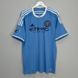 Shop 2015/16 NEW YORK CITY DAVID VILLA #7 HOME SHIRT (XL) ADIDAS, classic football shirts, vintage football shirts & retro soccer jerseys at Cult Kits