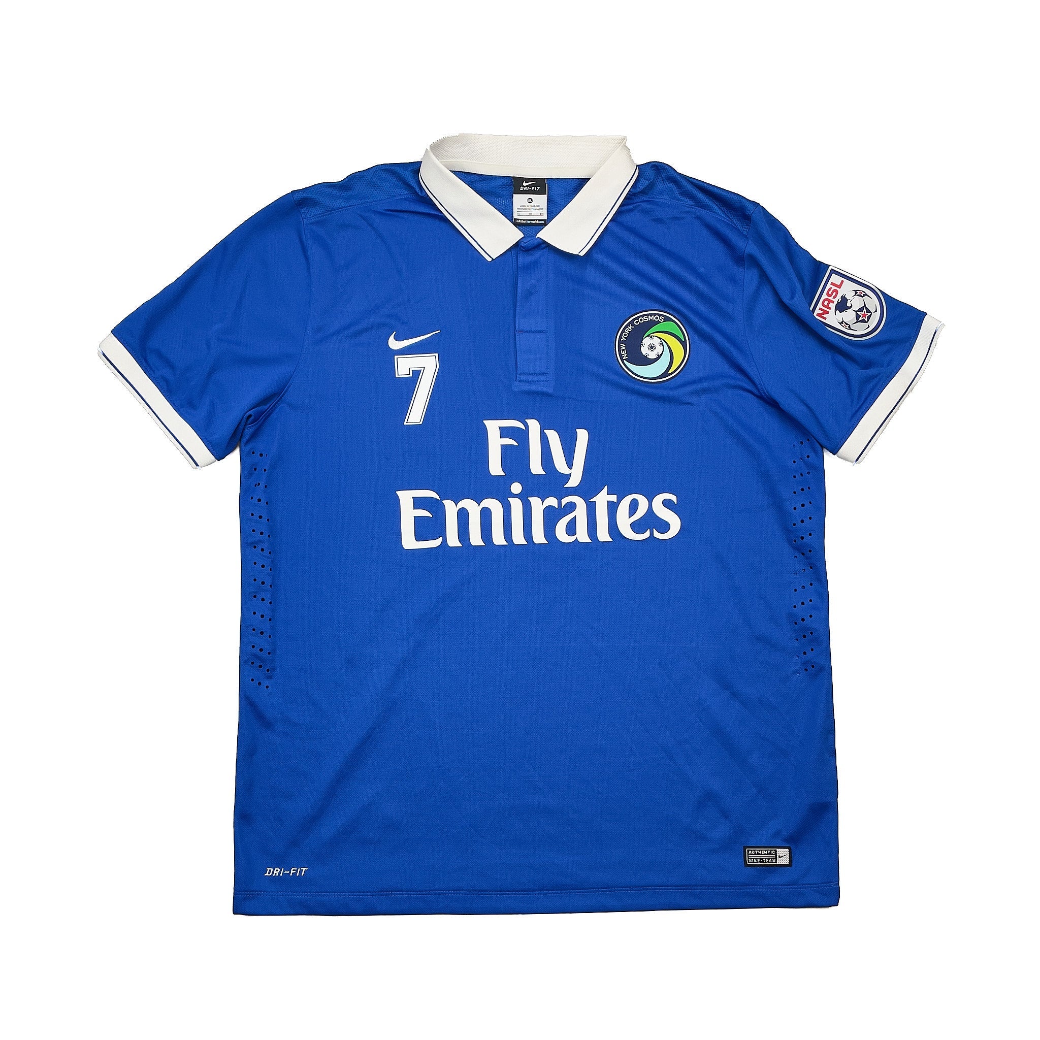 Buy 2015/16 NEW YORK COSMOS RAUL 7 THIRD SHIRT (XL) NIKE ~ Free worldwide shipping available ~ Authentic Vintage Football Shirts from Cult Kits