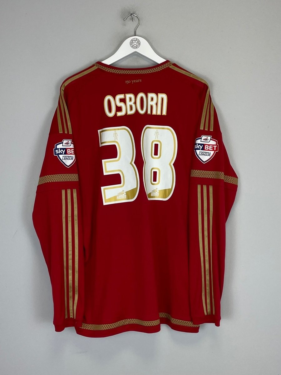 2015/16 NOTTINGHAM FOREST OSBORN 38 L/S HOME SHIRT (XL) ADIDAS - Cult Kits - XL - Buy Vintage Football Shirts, Authentic Retro Football Shirts For Sale, Classic Football Shirts & Soccer Jersey