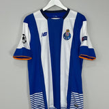 Shop 2015/16 PORTO J.CORONA #17 C/L HOME SHIRT (XL) NEW BALANCE, classic football shirts, vintage football shirts & retro soccer jerseys at Cult Kits