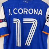 Shop 2015/16 PORTO J.CORONA #17 C/L HOME SHIRT (XL) NEW BALANCE, classic football shirts, vintage football shirts & retro soccer jerseys at Cult Kits