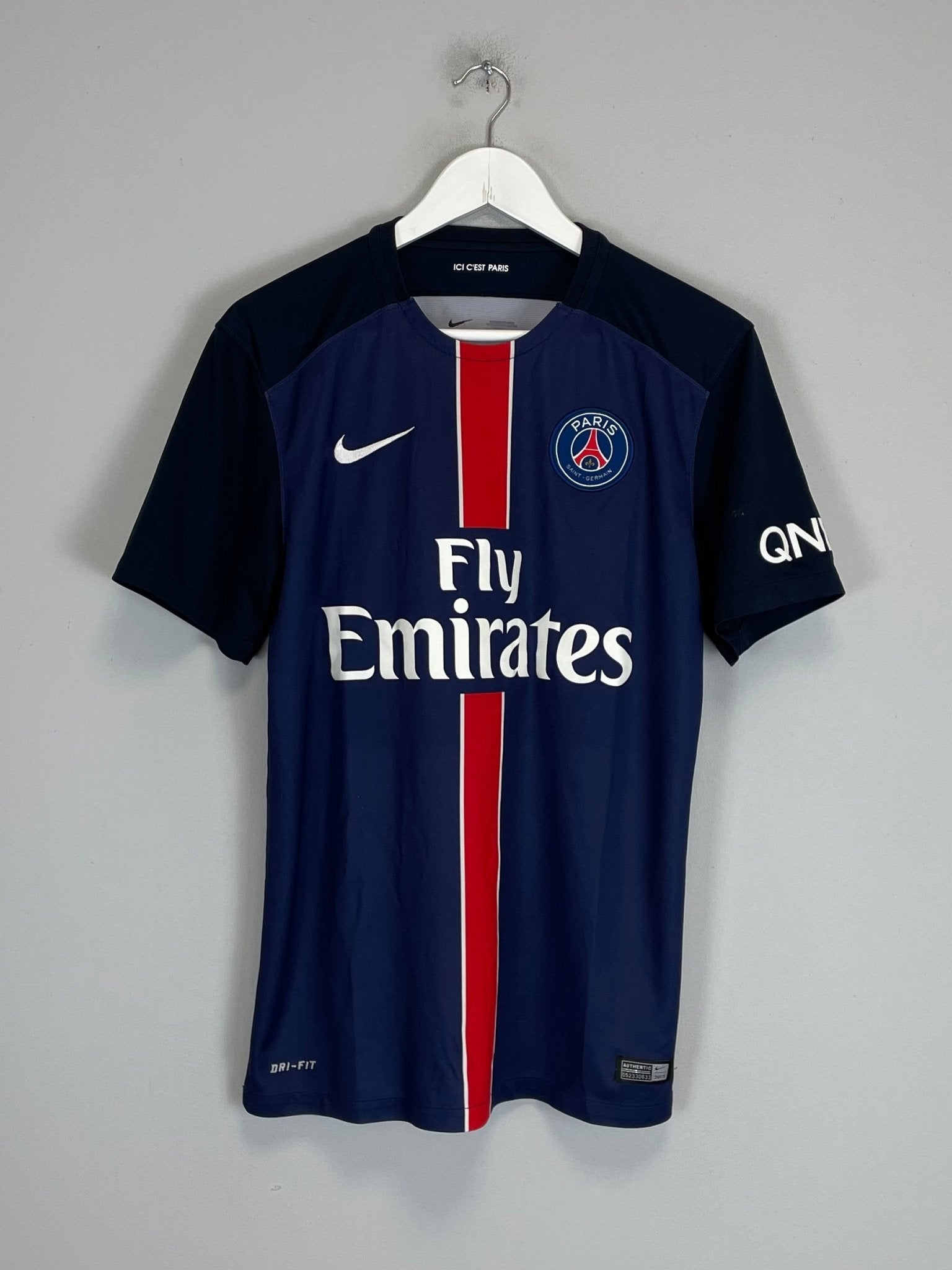 Shop 2015/16 PSG CAVANI #9 HOME SHIRT (M) NIKE, classic football shirts, vintage football shirts & retro soccer jerseys at Cult Kits