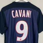 Shop 2015/16 PSG CAVANI #9 HOME SHIRT (M) NIKE, classic football shirts, vintage football shirts & retro soccer jerseys at Cult Kits