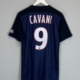 Shop 2015/16 PSG CAVANI #9 HOME SHIRT (M) NIKE, classic football shirts, vintage football shirts & retro soccer jerseys at Cult Kits
