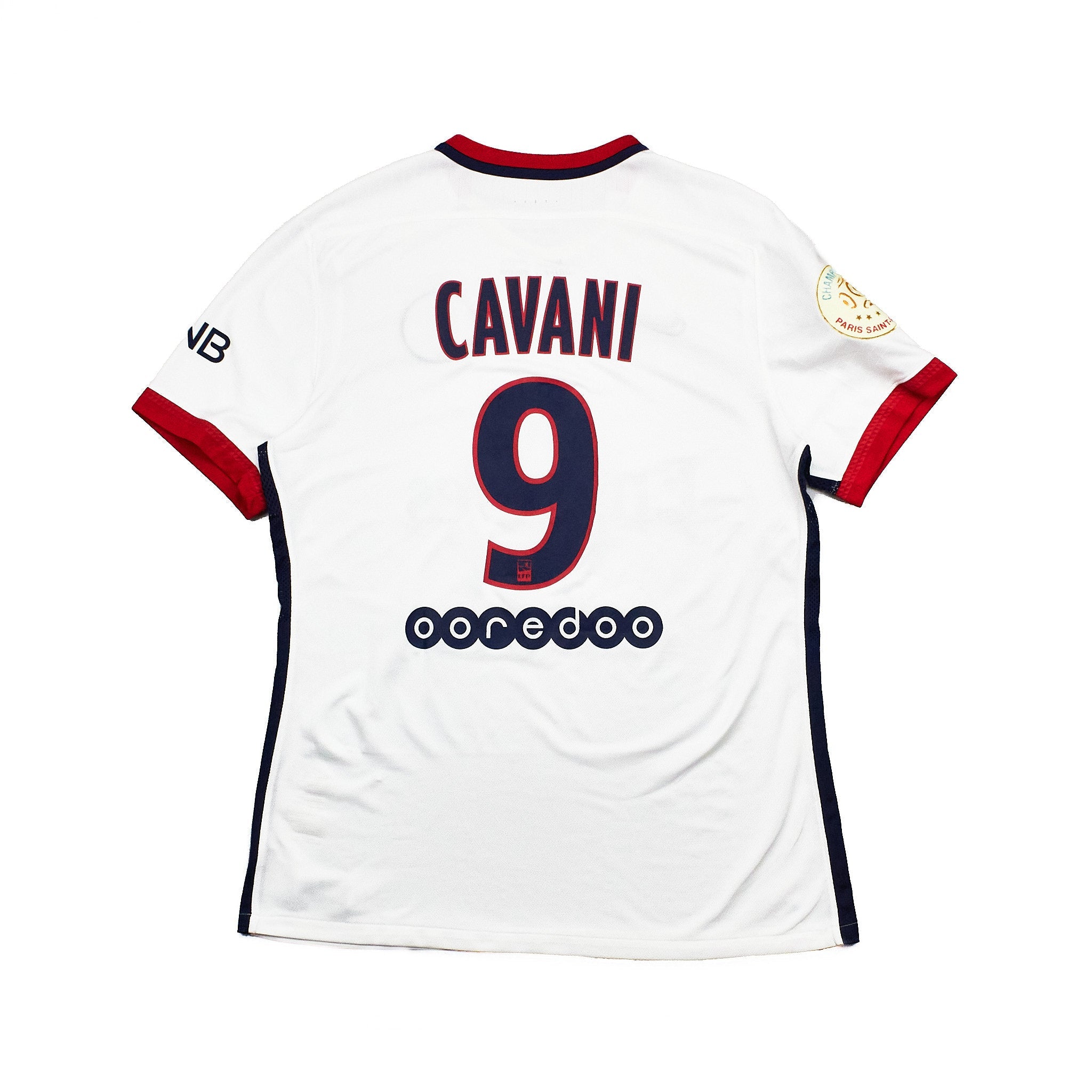 Buy 2015/16 PSG Cavani 9 *Player Issue* Away Shirt (L) Nike ~ Free worldwide shipping ~ Authentic Vintage Football Shirts from Cult Kits