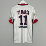 Shop 2015/16 PSG DI MARIA #11 AWAY SHIRT (M) NIKE, classic football shirts, vintage football shirts & retro soccer jerseys at Cult Kits