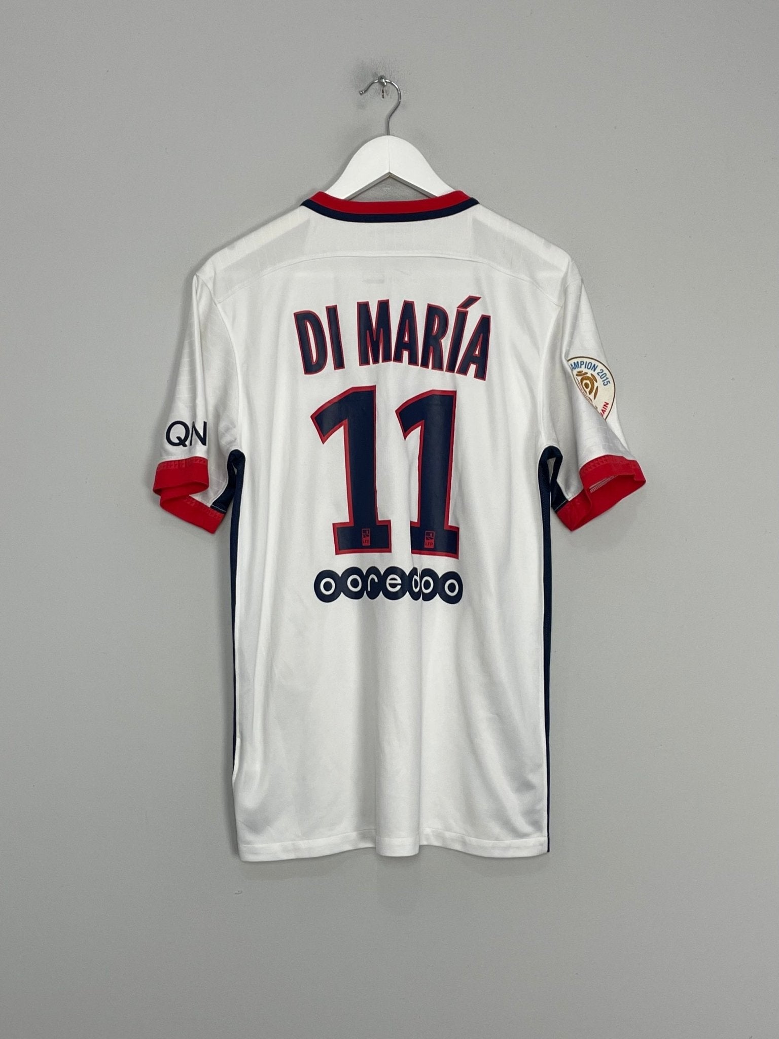 Shop 2015/16 PSG DI MARIA #11 AWAY SHIRT (M) NIKE, classic football shirts, vintage football shirts & retro soccer jerseys at Cult Kits