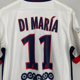 Shop 2015/16 PSG DI MARIA #11 AWAY SHIRT (M) NIKE, classic football shirts, vintage football shirts & retro soccer jerseys at Cult Kits