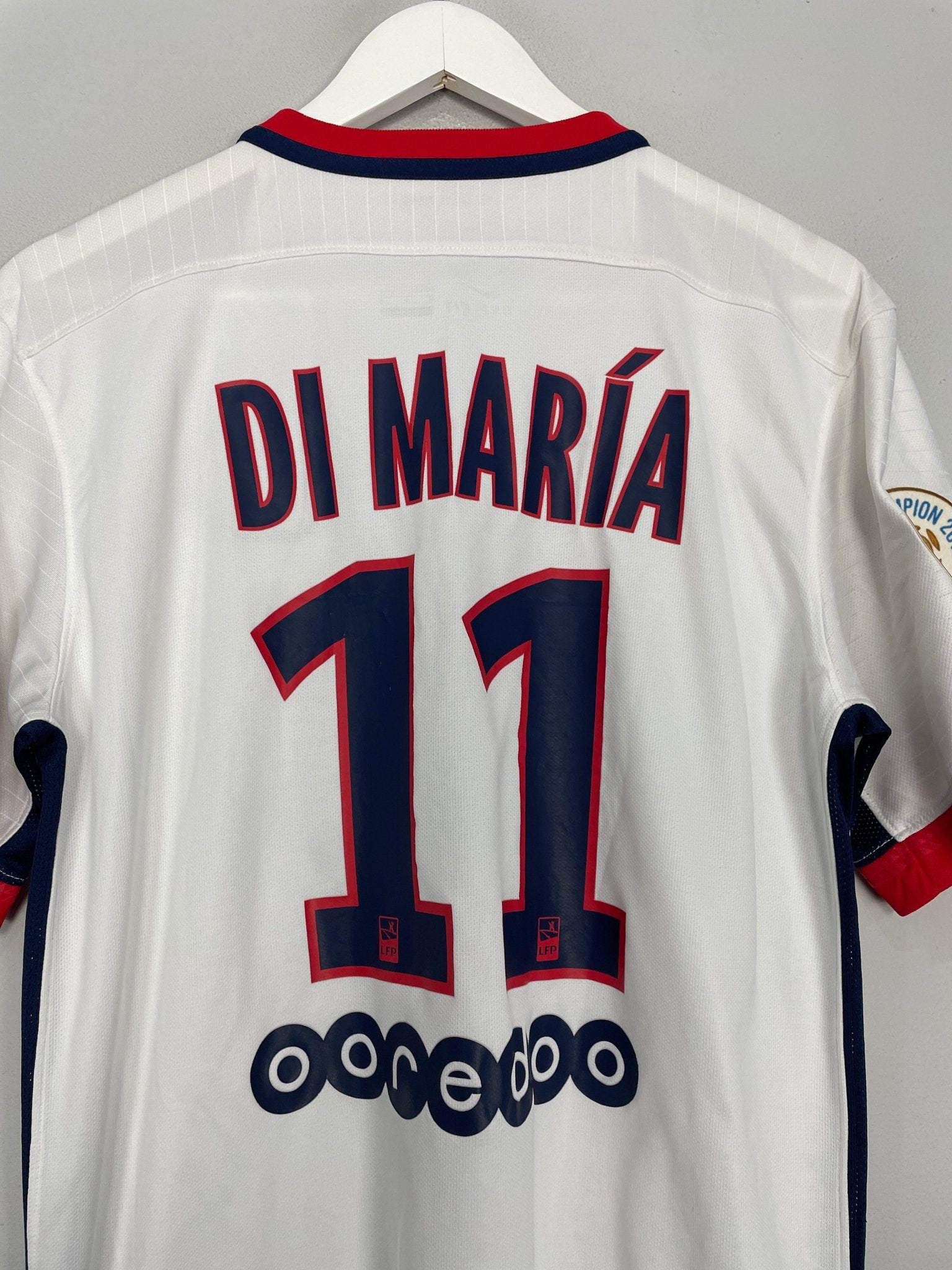 Shop 2015/16 PSG DI MARIA #11 AWAY SHIRT (M) NIKE, classic football shirts, vintage football shirts & retro soccer jerseys at Cult Kits