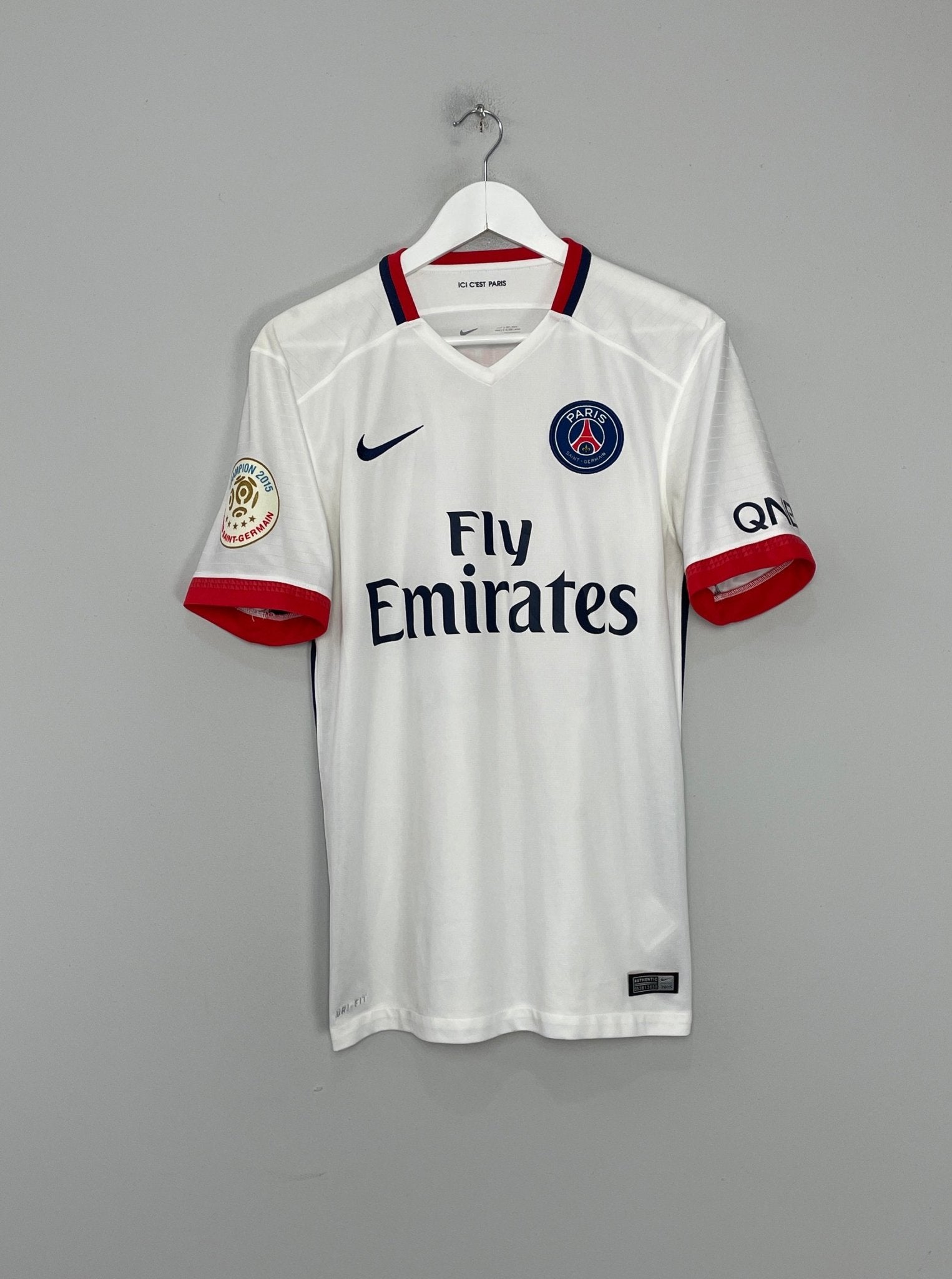 Shop 2015/16 PSG IBRAHIMOVIC #10 AWAY SHIRT (M) NIKE, classic football shirts, vintage football shirts & retro soccer jerseys at Cult Kits