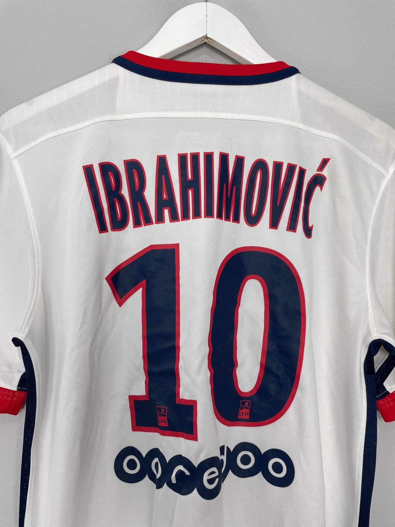 Shop 2015/16 PSG IBRAHIMOVIC #10 AWAY SHIRT (M) NIKE, classic football shirts, vintage football shirts & retro soccer jerseys at Cult Kits