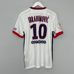 Shop 2015/16 PSG IBRAHIMOVIC #10 AWAY SHIRT (M) NIKE, classic football shirts, vintage football shirts & retro soccer jerseys at Cult Kits
