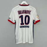 Shop 2015/16 PSG IBRAHIMOVIC #10 AWAY SHIRT (M) NIKE, classic football shirts, vintage football shirts & retro soccer jerseys at Cult Kits