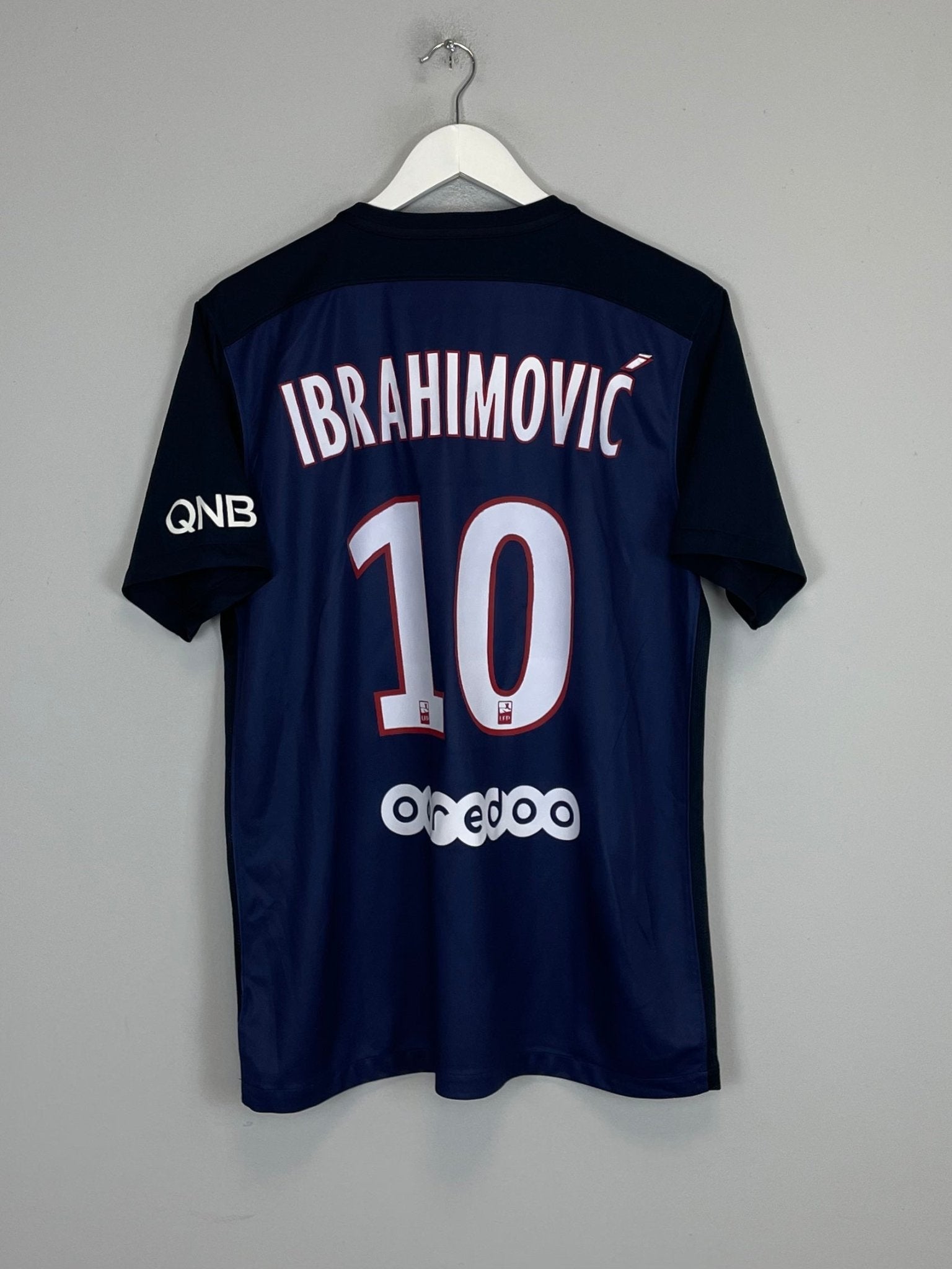 Shop 2015/16 PSG IBRAHIMOVIC #10 HOME SHIRT (L) NIKE, classic football shirts, vintage football shirts & retro soccer jerseys at Cult Kits