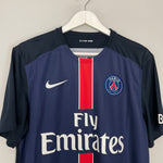 Shop 2015/16 PSG IBRAHIMOVIC #10 HOME SHIRT (L) NIKE, classic football shirts, vintage football shirts & retro soccer jerseys at Cult Kits