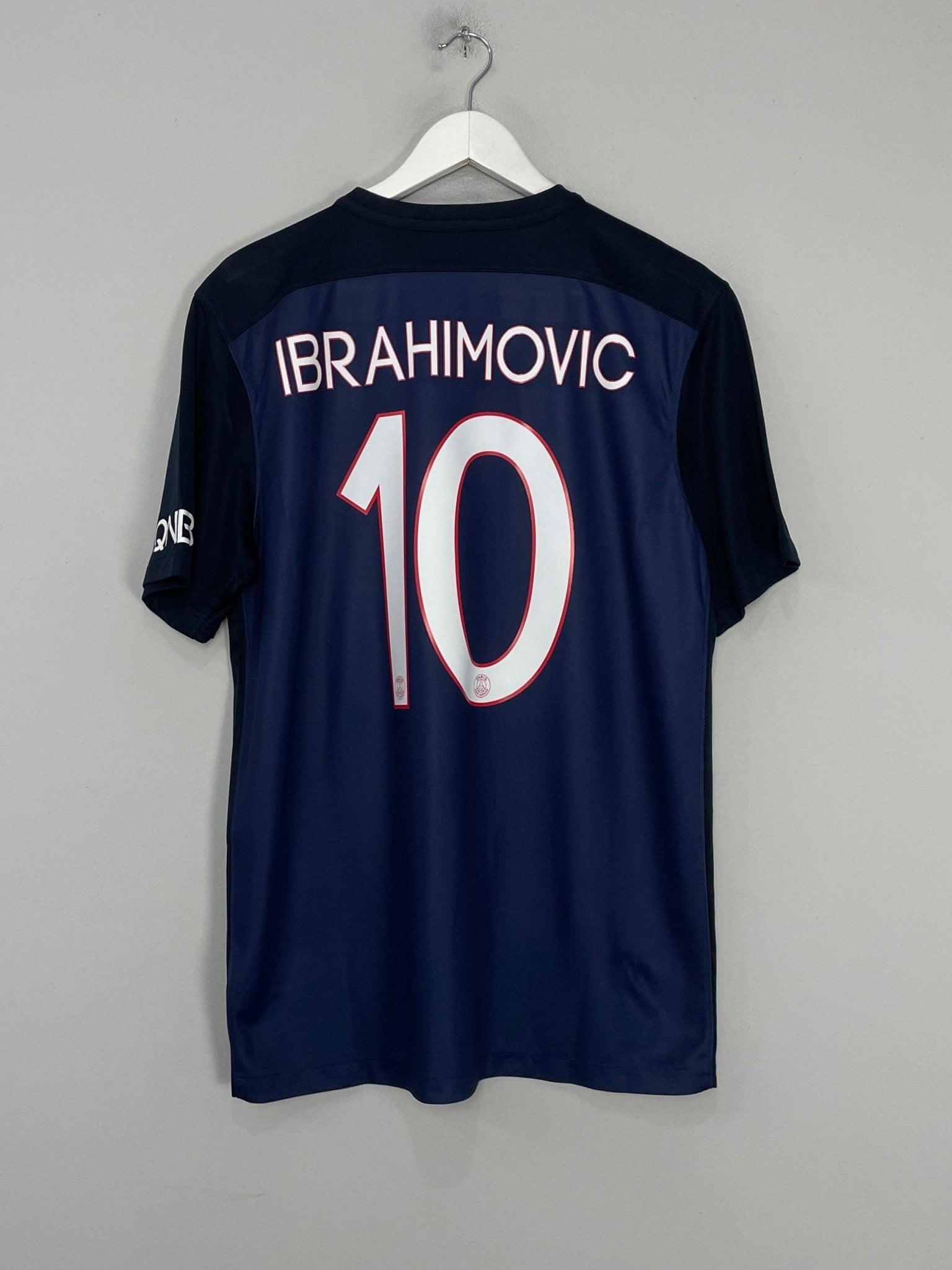Shop 2015/16 PSG IBRAHIMOVIC #10 HOME SHIRT (L) NIKE, classic football shirts, vintage football shirts & retro soccer jerseys at Cult Kits