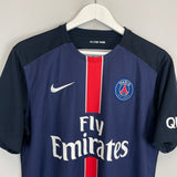 Shop 2015/16 PSG IBRAHIMOVIC #10 HOME SHIRT (L) NIKE, classic football shirts, vintage football shirts & retro soccer jerseys at Cult Kits