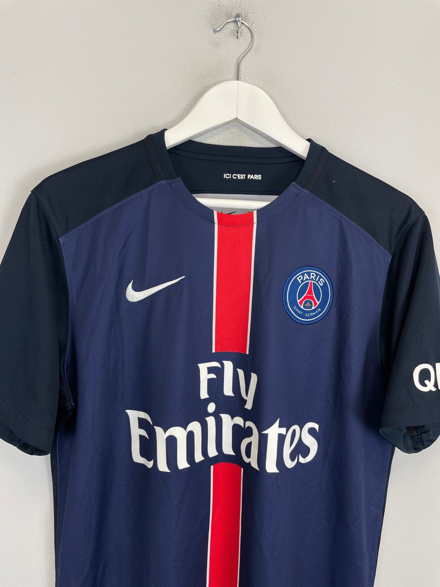 Shop 2015/16 PSG IBRAHIMOVIC #10 HOME SHIRT (L) NIKE, classic football shirts, vintage football shirts & retro soccer jerseys at Cult Kits