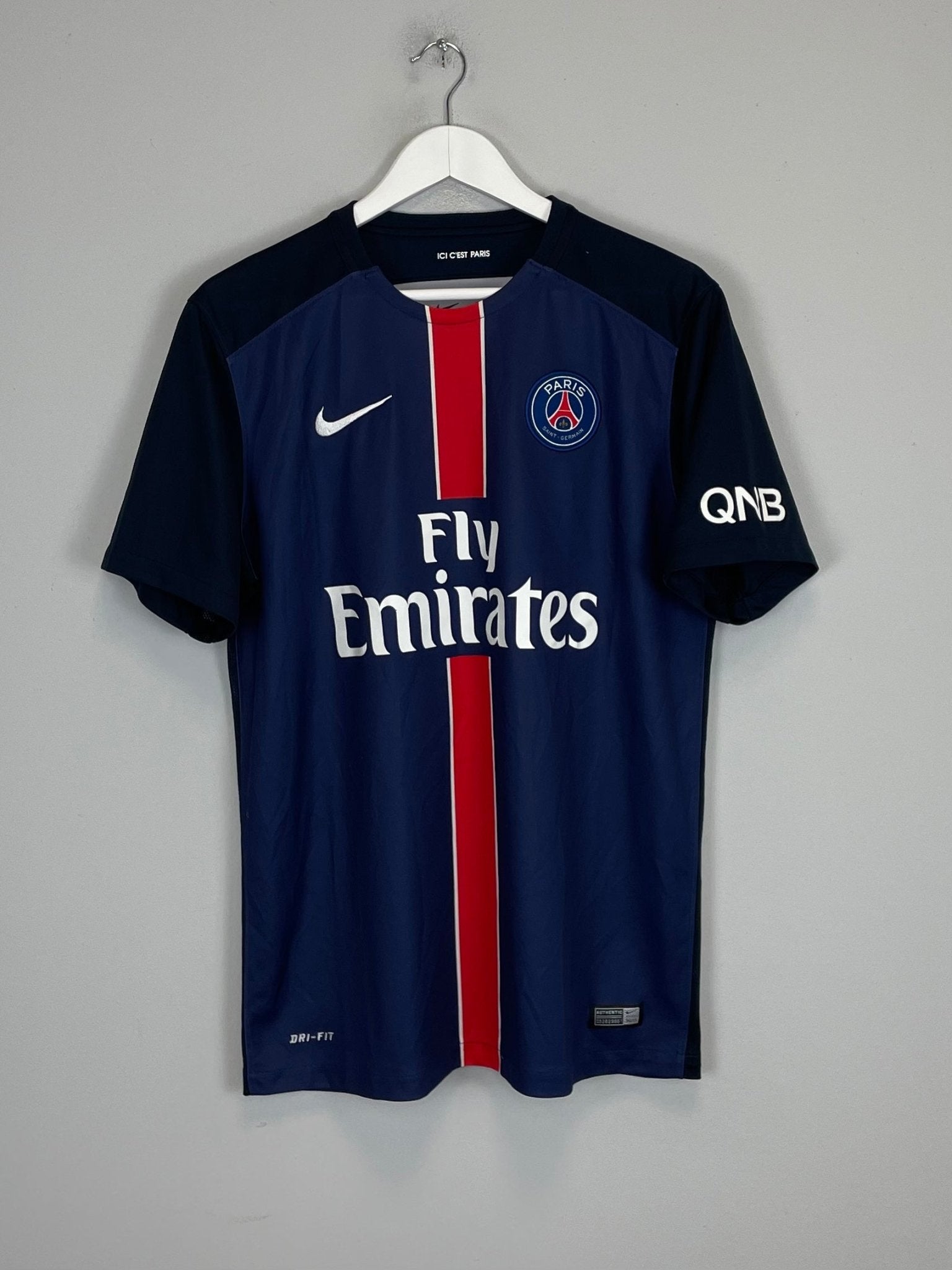 Shop 2015/16 PSG IBRAHIMOVIC #10 HOME SHIRT (L) NIKE, classic football shirts, vintage football shirts & retro soccer jerseys at Cult Kits