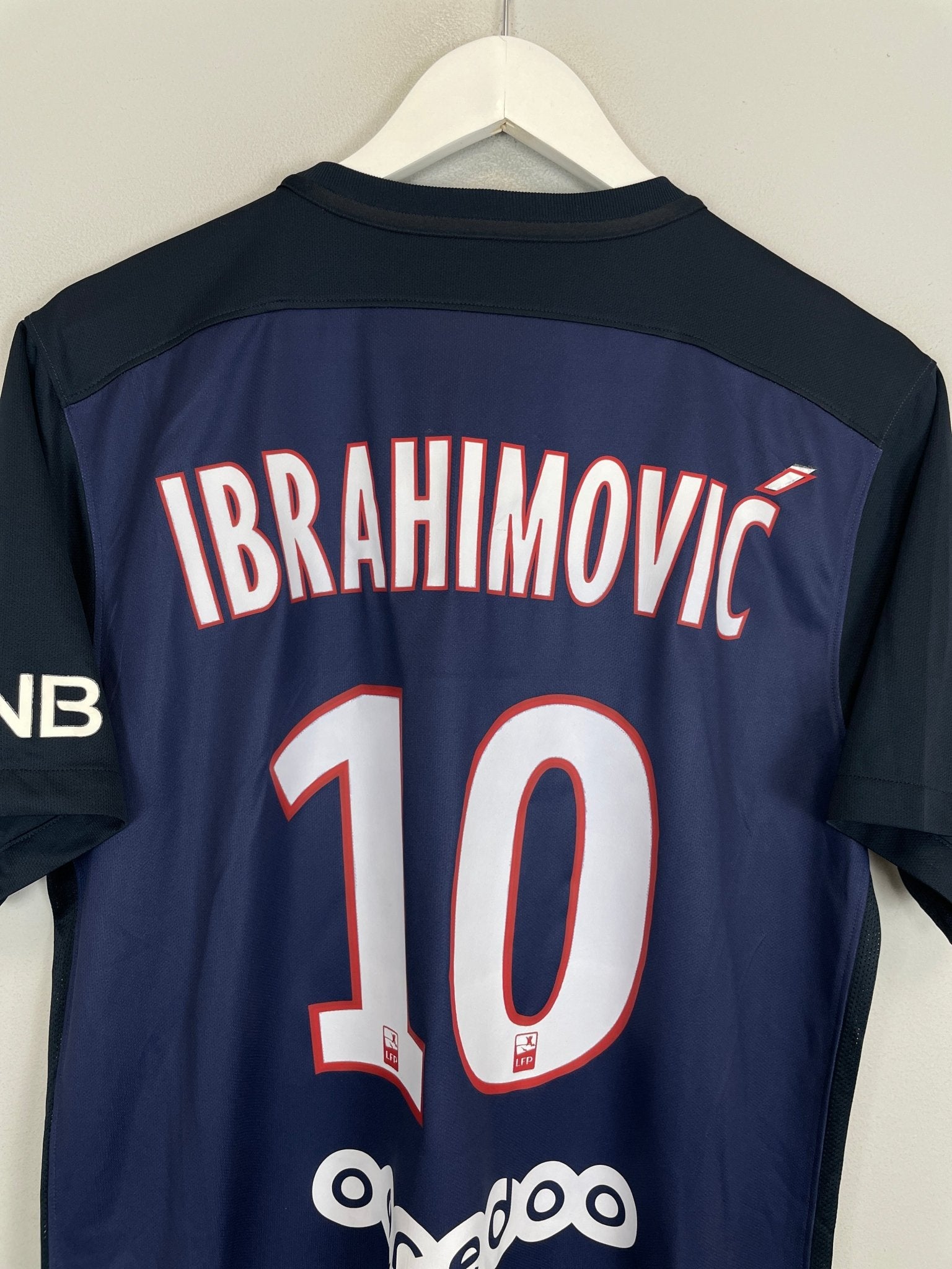 Shop 2015/16 PSG IBRAHIMOVIC #10 HOME SHIRT (L) NIKE, classic football shirts, vintage football shirts & retro soccer jerseys at Cult Kits