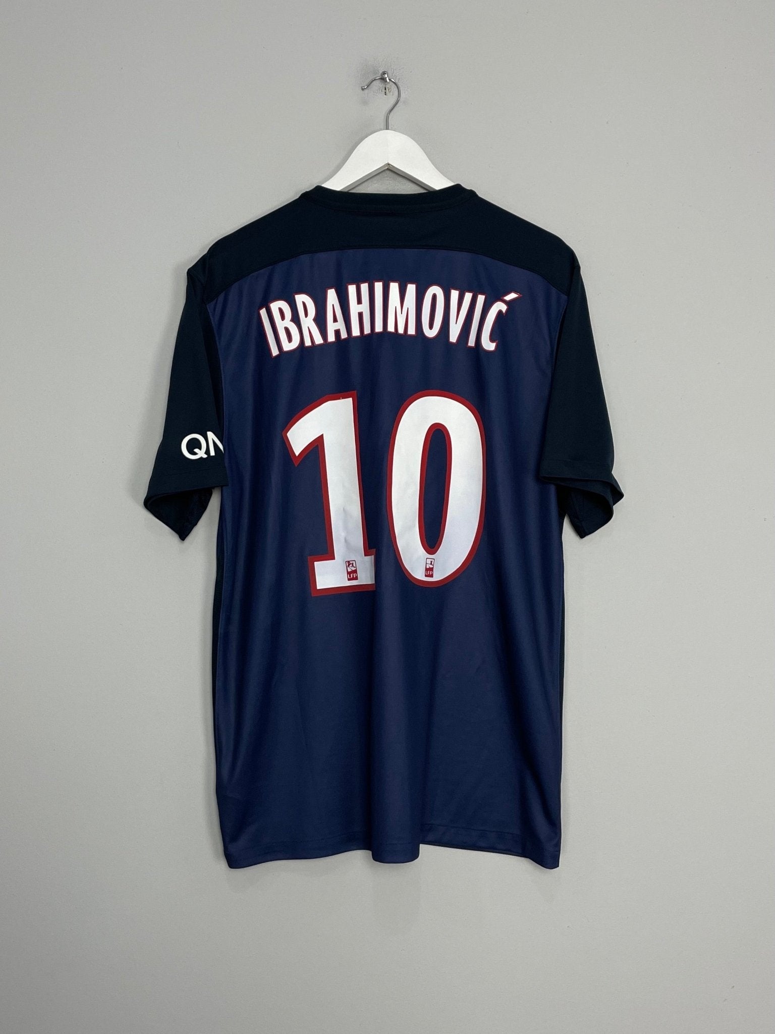 Shop 2015/16 PSG IBRAHIMOVIC #10 HOME SHIRT (XL) NIKE, classic football shirts, vintage football shirts & retro soccer jerseys at Cult Kits